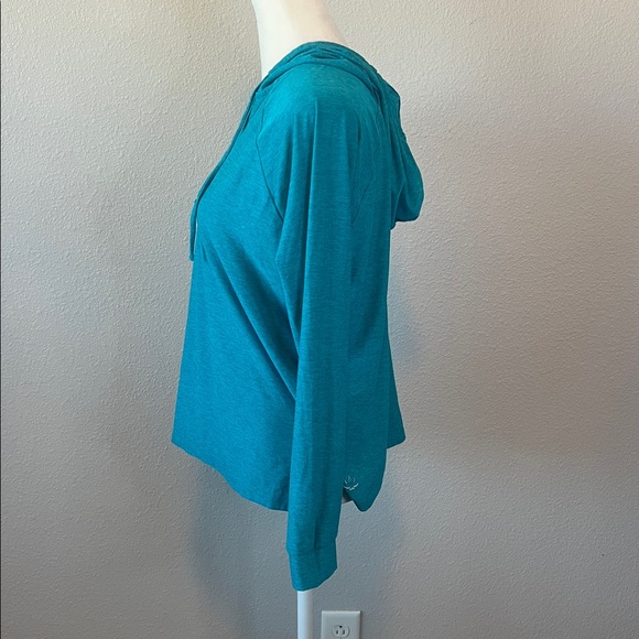 Beyond Yoga Spacedye Featherweight The Splits Hoodie Blue Size Small - Picture 4 of 9